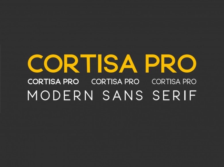 cortisa-pro-font