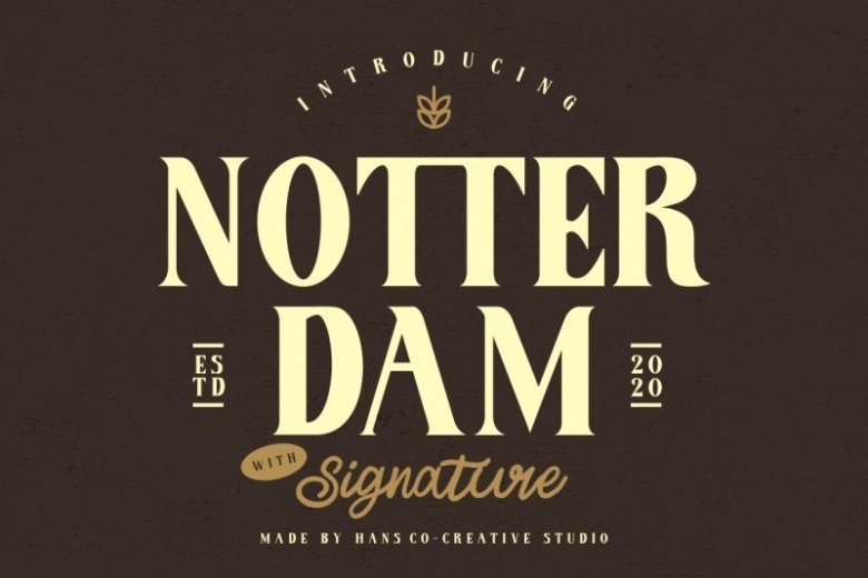 notter-dam-font