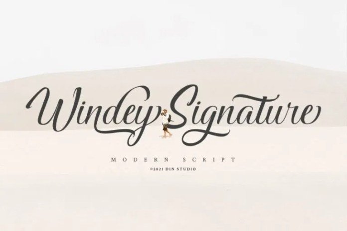windey-signature-font