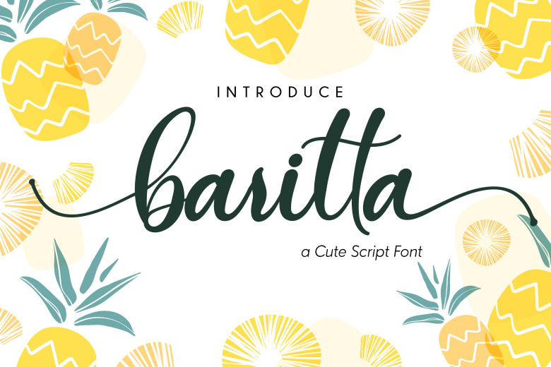 Baritta-Script font