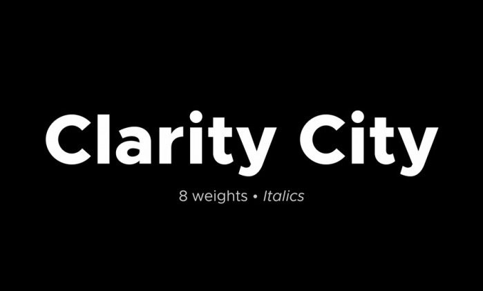 Clarity-City-font