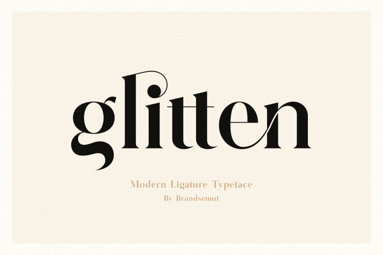Glitten-Font