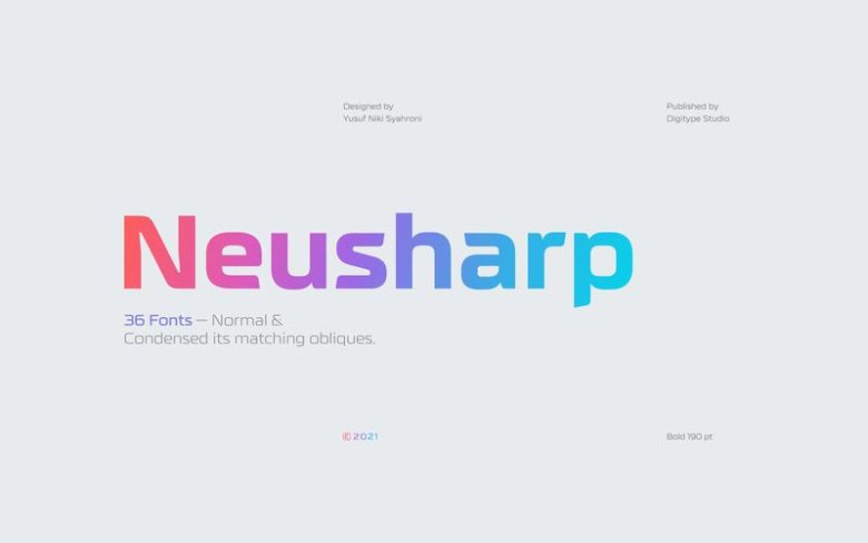 Neusharp-Font 1