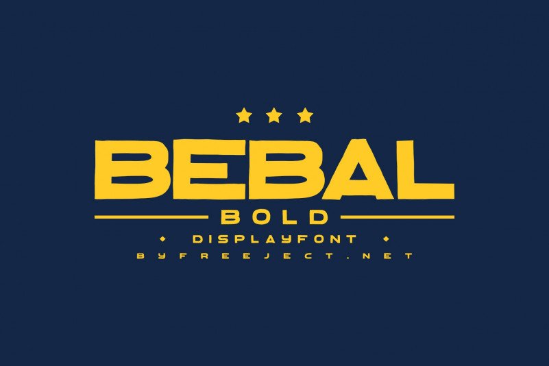 bebal-bold-display-font