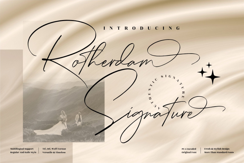 Rotherdam-Signature-Font