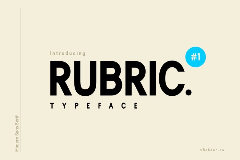 rubric-sans-serif-font
