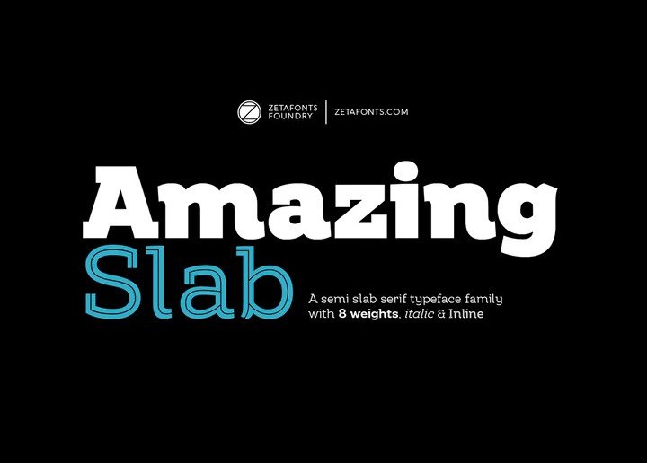 Amazing Slab Font