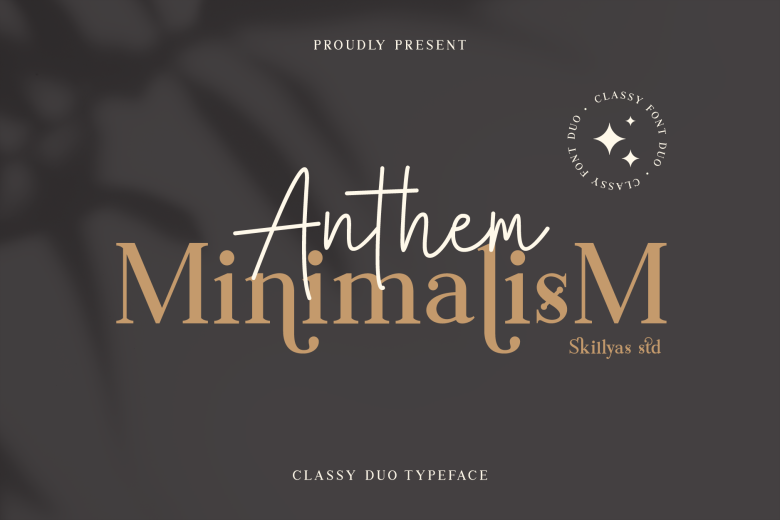 Anthem Minimalism font