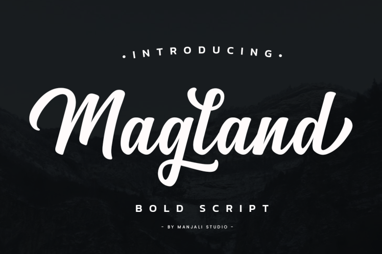 Magland-Bold-Script-Font