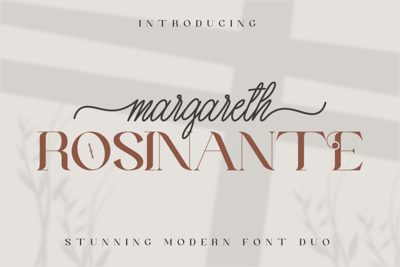 Margareth-Rosinante-Duo-Font