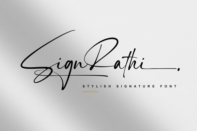 Sign-Rathi-Font