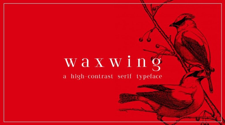 Waxwing Serif Font