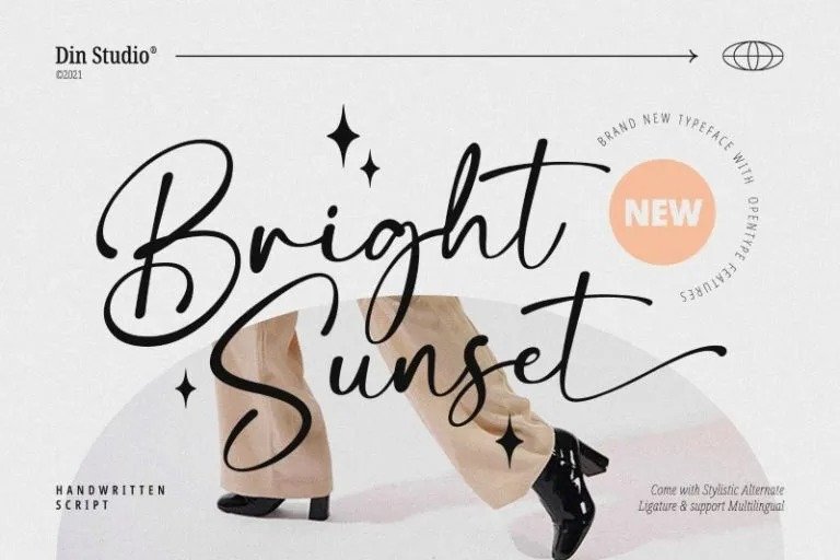 bright-sunset-font