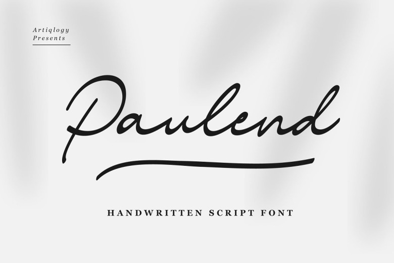paulend-script-font