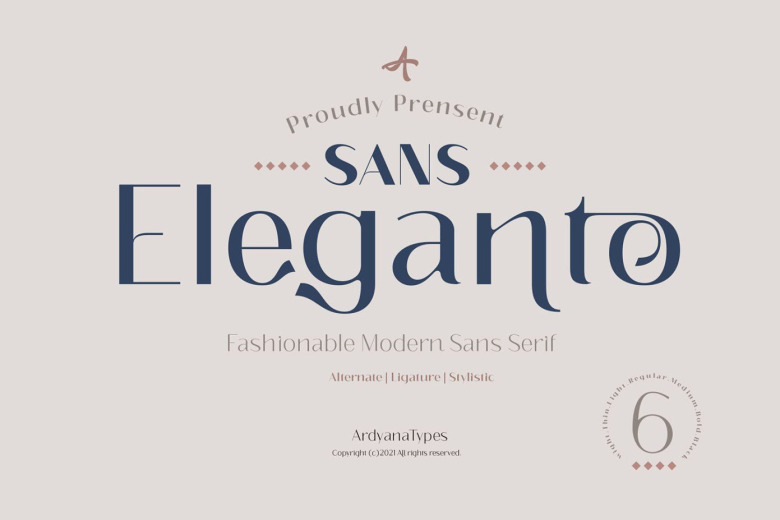 Eleganto Sans Font