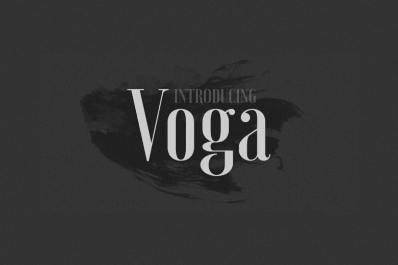 Voga Serif Font