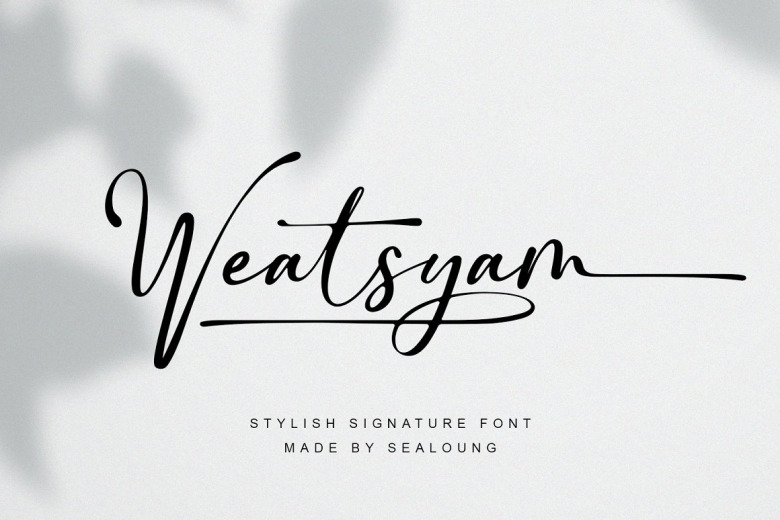 Weatsyam-Font