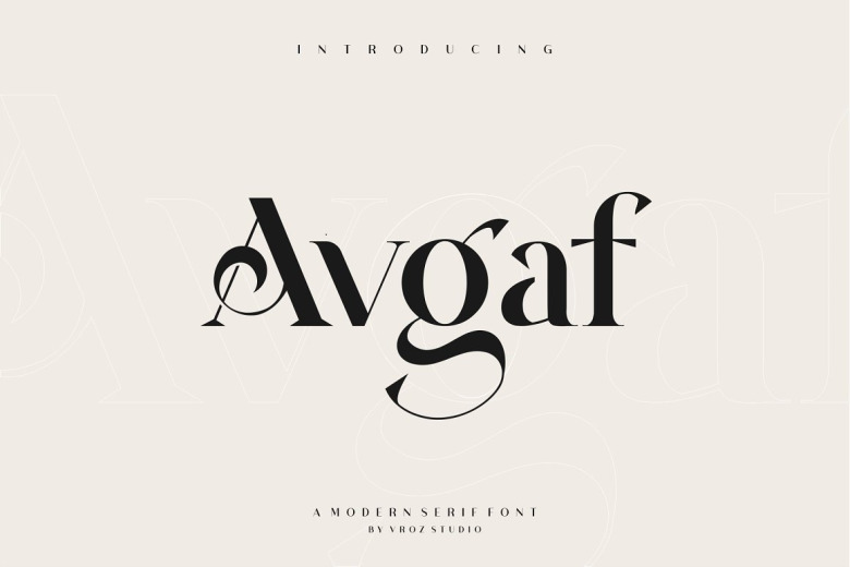 Avgaf-Font