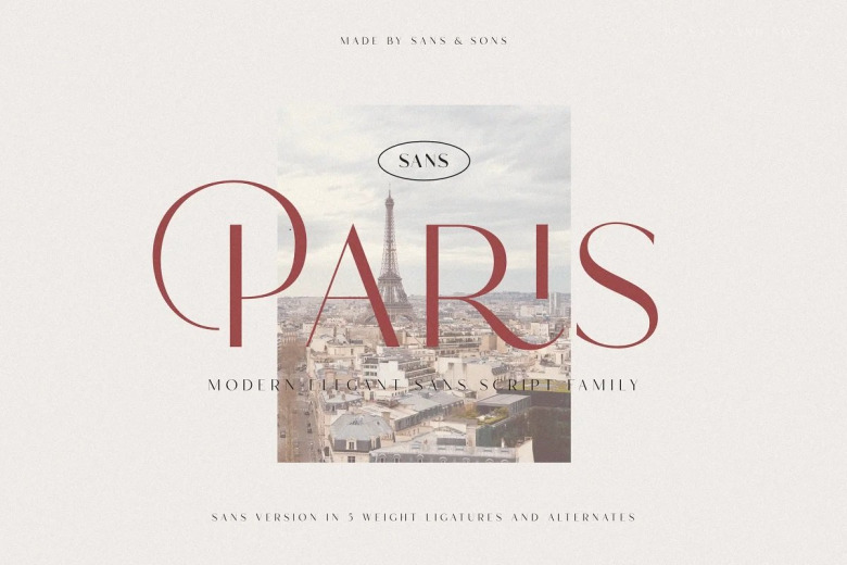 Hello-Paris-Sans-Font