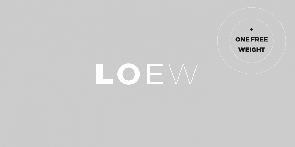 Loew-Font-Family