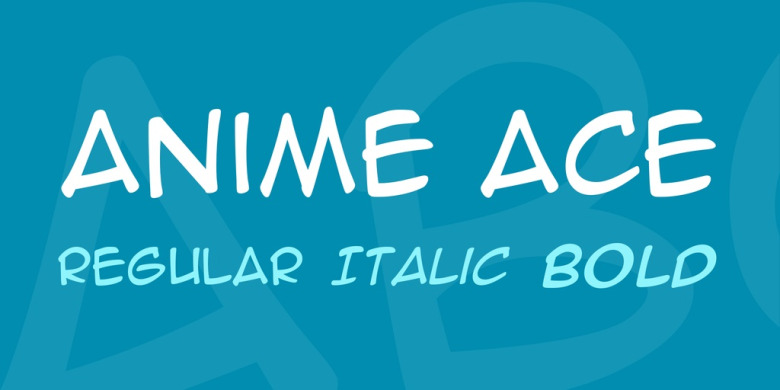 Anime Ace Font