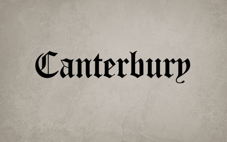 Canterbury Font