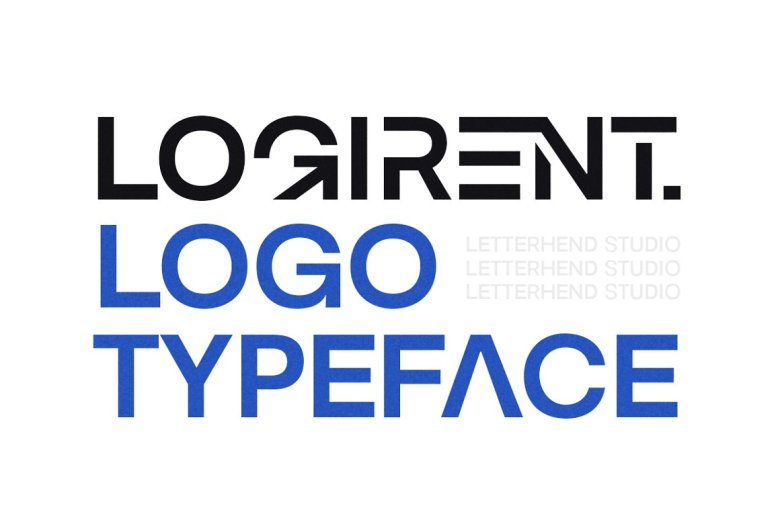 Logirent Logo Typeface