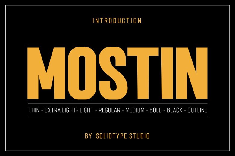 Mostin Font