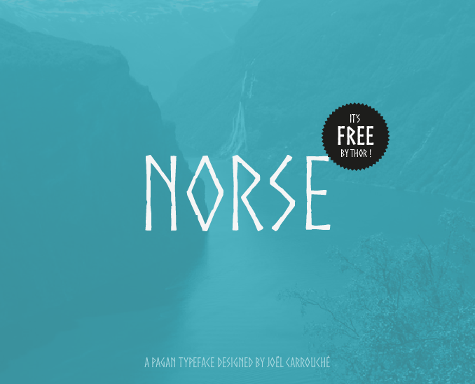 Norse Font 4