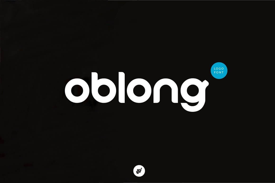 Oblong Logo Font