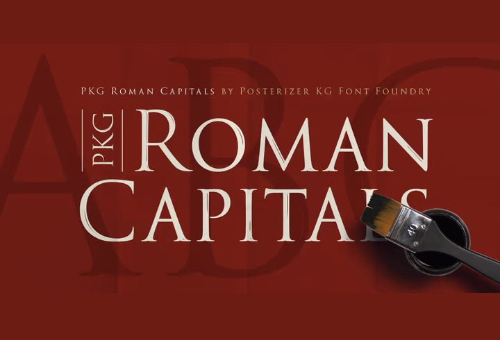 PKG-Roman-Capitals-Font-4