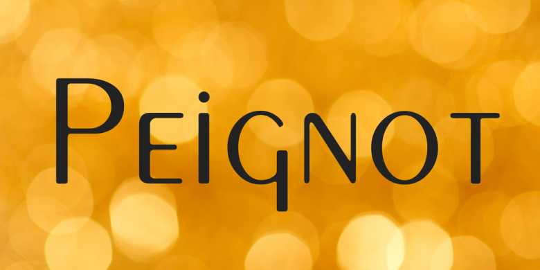 Peignot Font