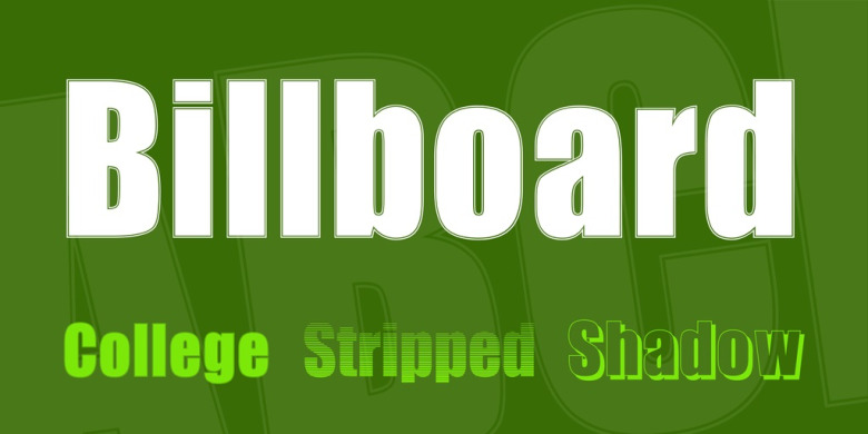Billboard Font