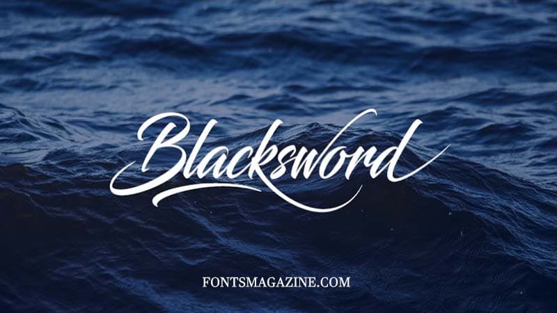 Blacksword Font 1