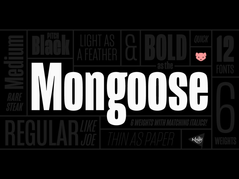 Mongoose Font
