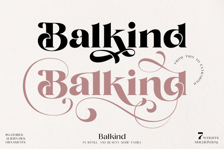 Balkind Serif Font