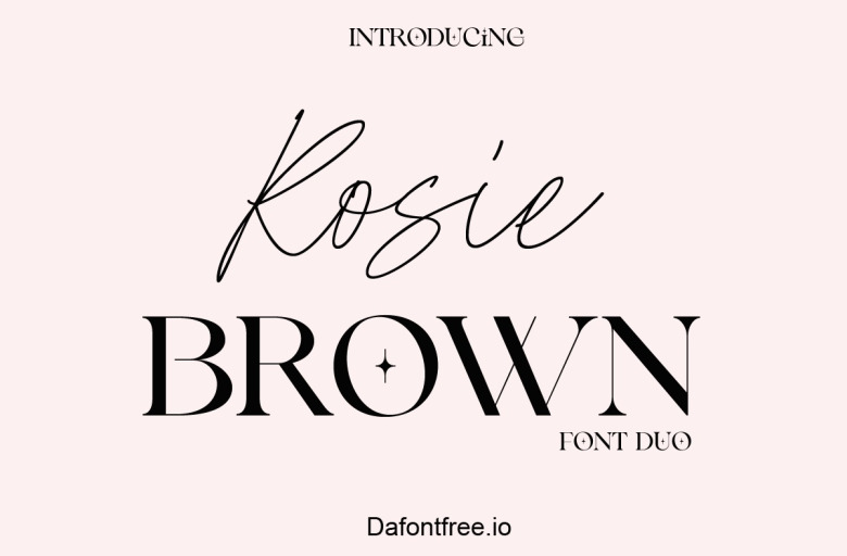 Rosie Brown Font