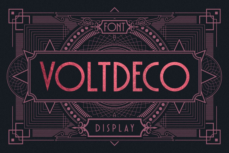 Voltdeco Font