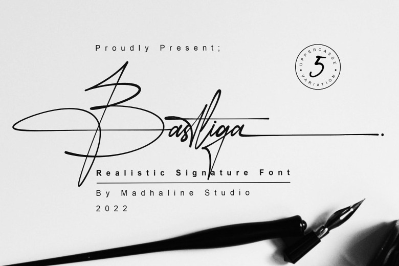 Bastliga Font
