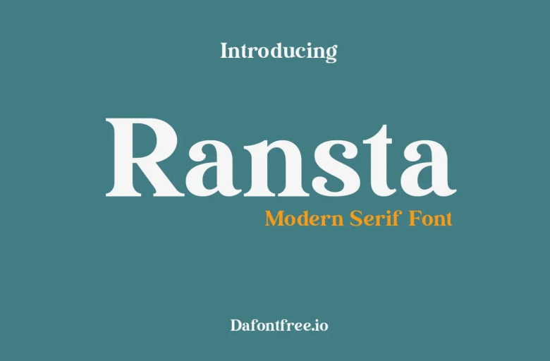 Ransta Font