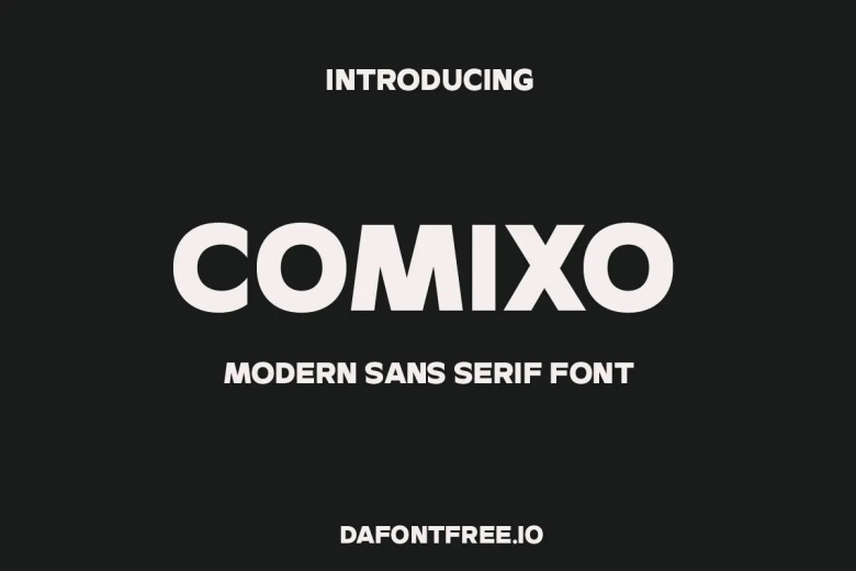 Comixo Font