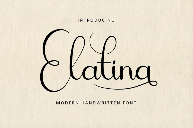 Elatina Font