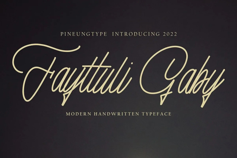 Fayttuli Gaby Font