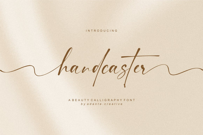 Handcaster Font