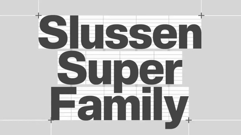 Slussen Super Font