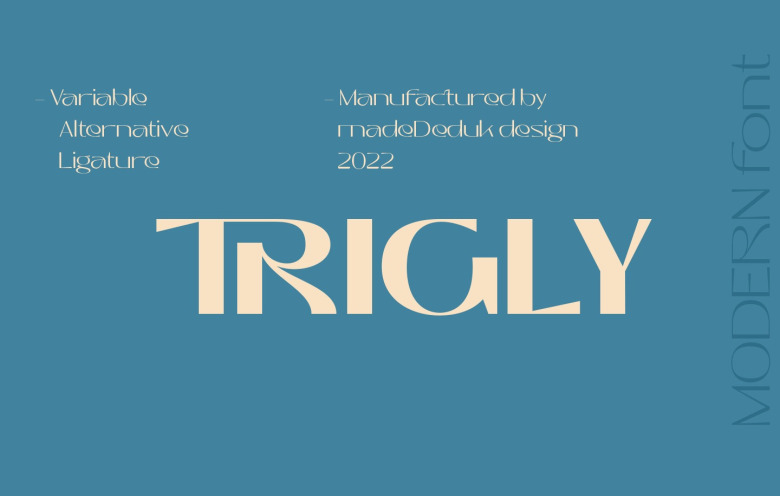 Trigly Font 1