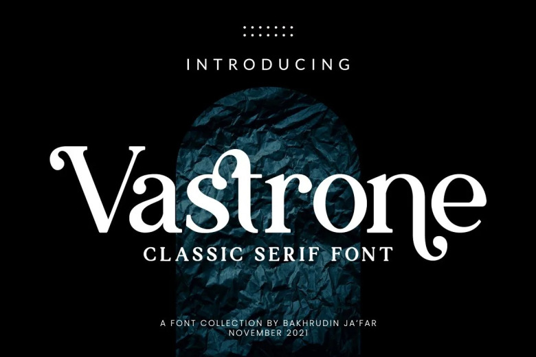 Vastrone Font