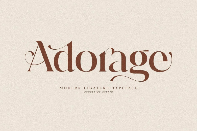 Adorage Font