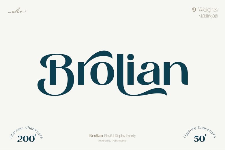 Brolian Font