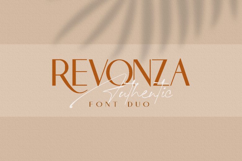 Revonza Authentic Font Duo